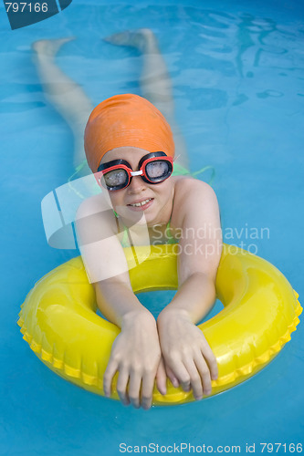 Image of Children in paddling pool