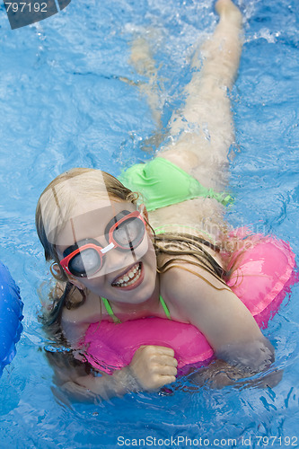 Image of Children in paddling pool