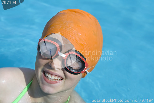 Image of Children in paddling pool