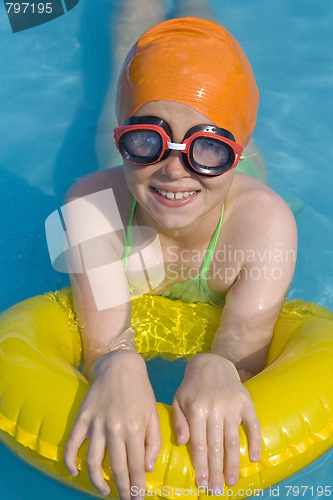 Image of Children in paddling pool