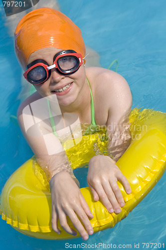 Image of Children in paddling pool