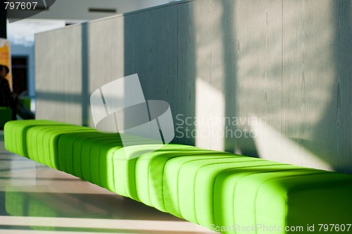 Image of Green sofa