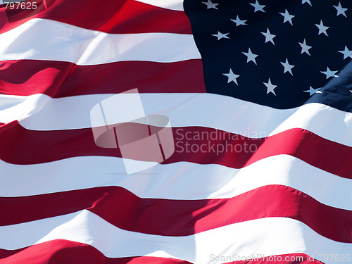 Image of American flag background