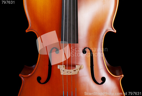 Image of Cello closeup