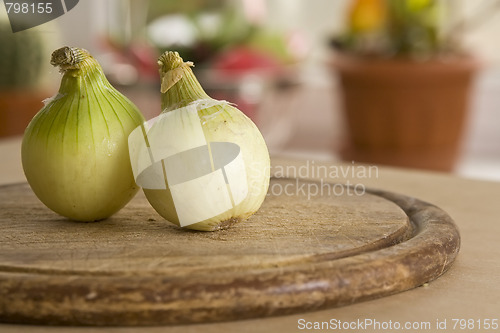 Image of Vegetables in kitchen