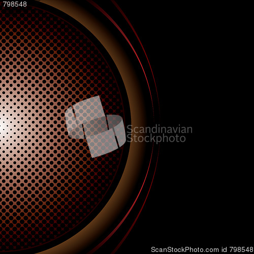 Image of round halftone background