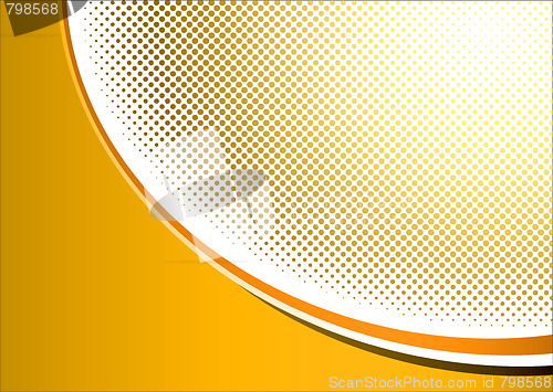 Image of halftone orange grunge