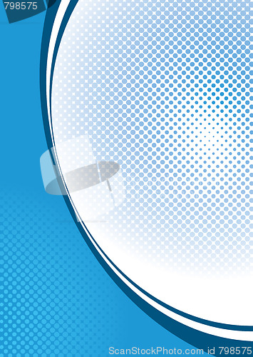 Image of halftone background blue