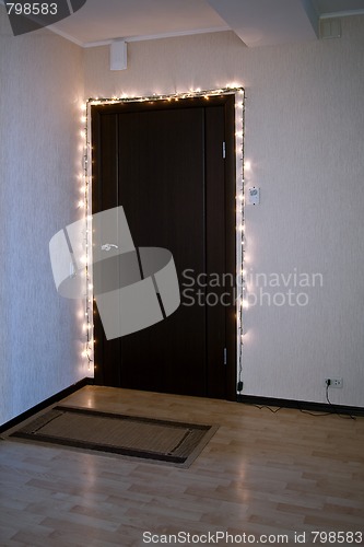 Image of Garland around the door