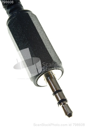 Image of Black Stereo Jack plug