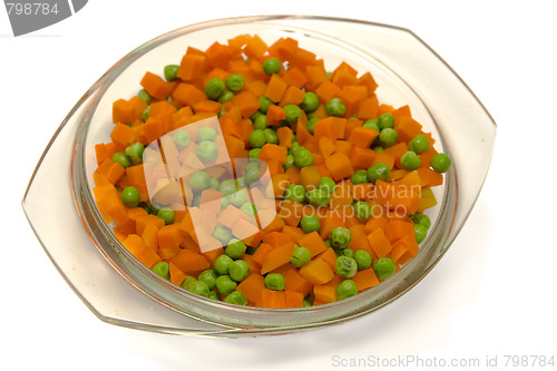 Image of Carrot and green peas