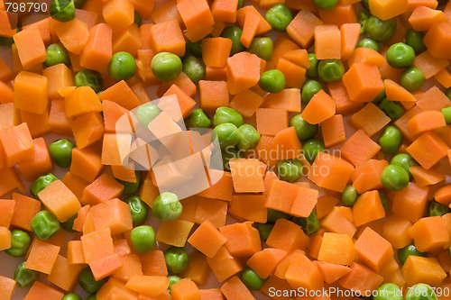 Image of Carrot and green peas