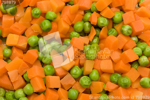 Image of Carrot and green peas