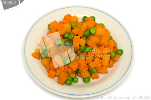 Image of Carrot and green peas