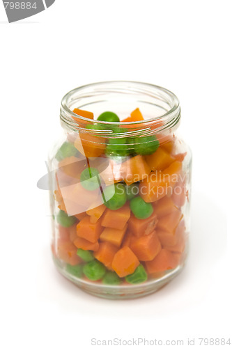 Image of Carrot and green peas