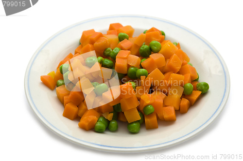 Image of Carrot and green peas