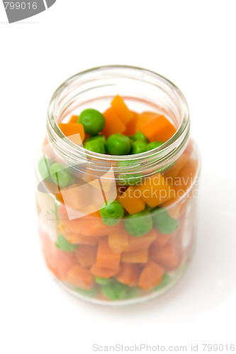 Image of Carrot and green peas