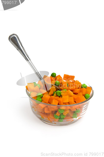 Image of Carrot and green peas