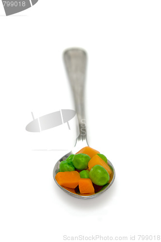 Image of Carrot and green peas