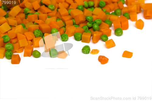 Image of Carrot and green peas