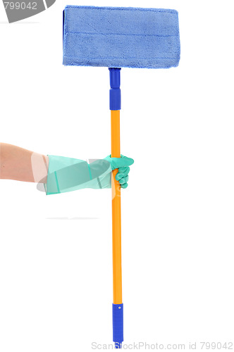 Image of mop in hand