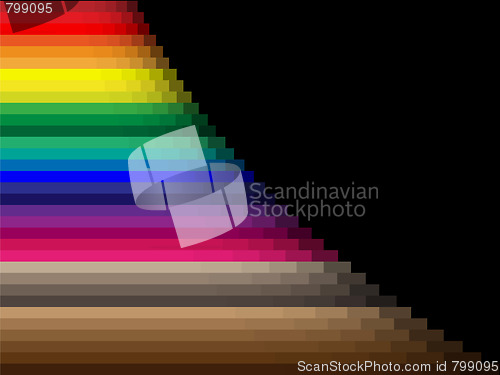 Image of Horizontal color lines