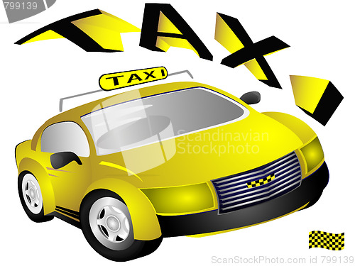 Image of The yellow taxi