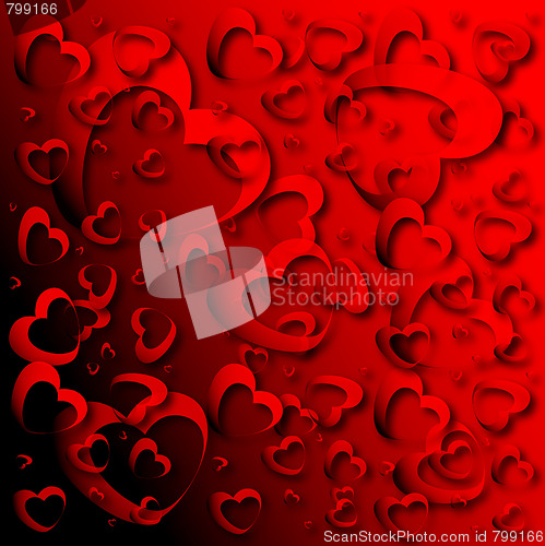 Image of Red hearts