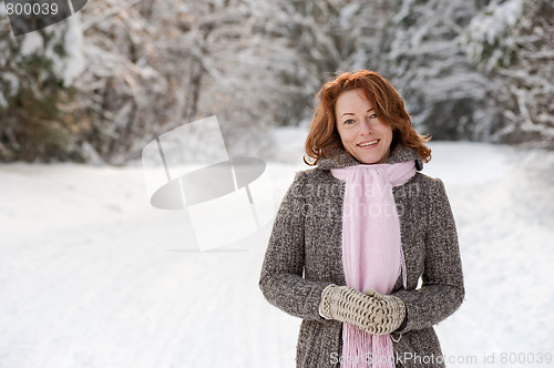 Image of Woman in forest
