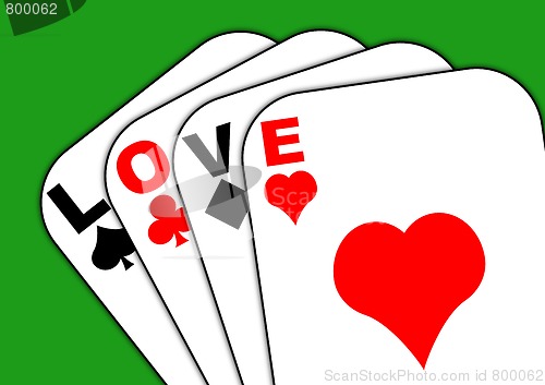 Image of Love on the cards