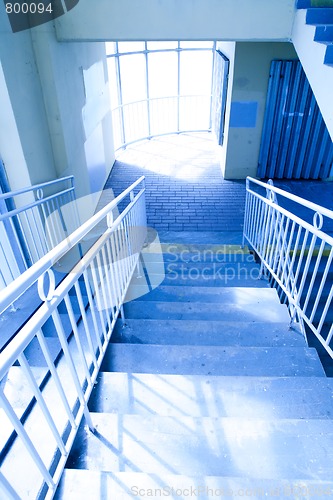 Image of interior with stairway