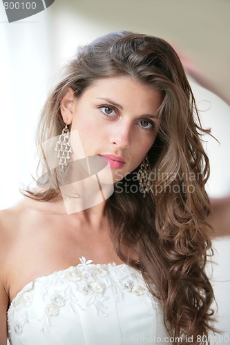 Image of girl with luxurious hair