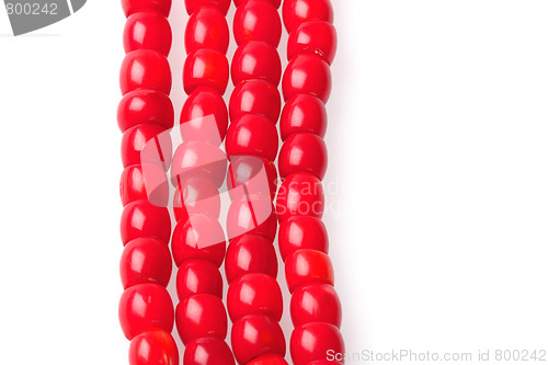Image of red coral necklace