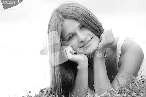 Image of girl, close-up portrait