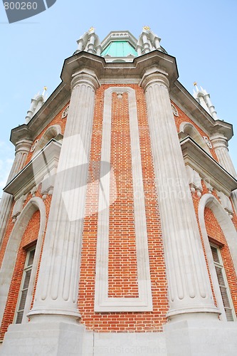 Image of fragment of the old-time building