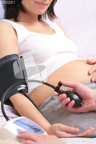 Image of blood pressure measurement