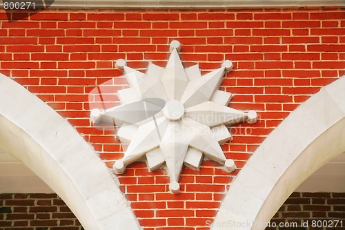 Image of fragment of the old-time building