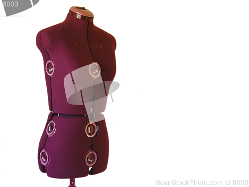 Image of Dress maker's dummy - isolated, white background