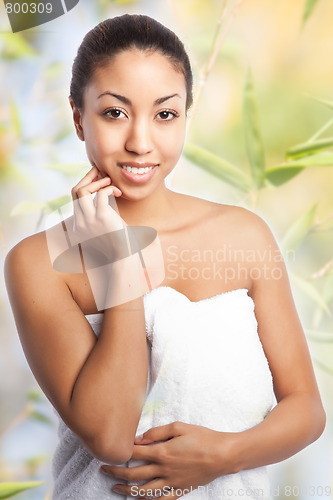 Image of Beauty spa girl
