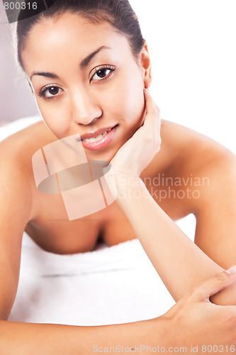 Image of Beauty spa woman