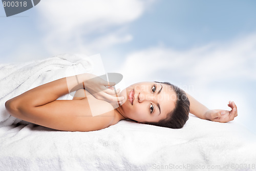 Image of Beauty spa girl