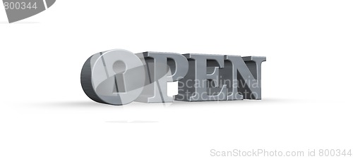 Image of open
