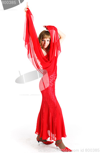Image of Red dress
