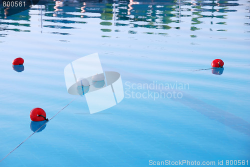 Image of Blue water surface