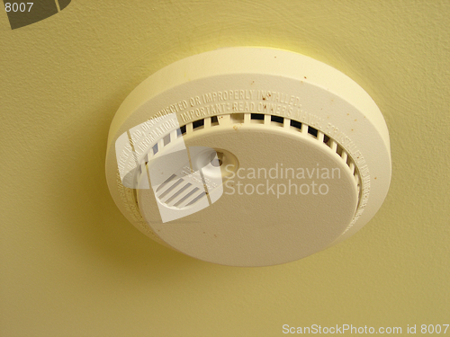 Image of Ceiling mounted home smoke detector