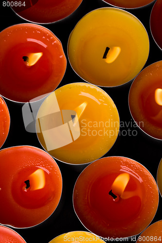 Image of flaming candles