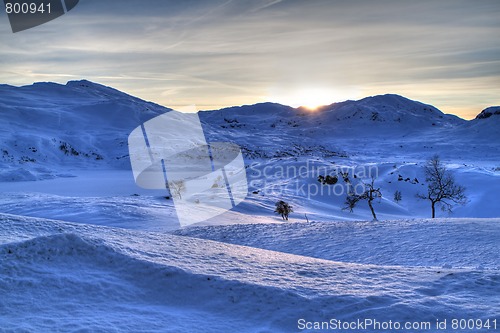 Image of Snowy mountains