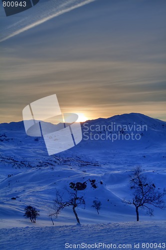 Image of Snowy mountains