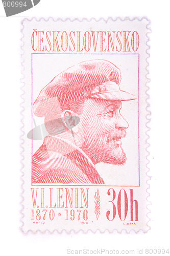 Image of Lenin postage stamp
