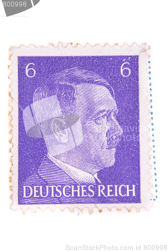Image of Hitler postage stamp